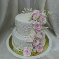 свадебный торт из марципана